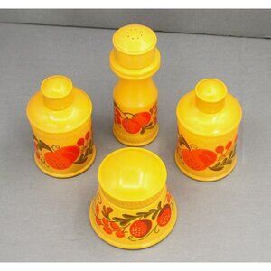 Avon Pennsylvania Dutch Sonnet Moonwind Orange/Yellow Bottles